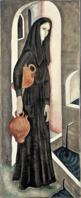 《壺を持つ女性》1920年　油彩・キャンバス