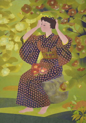 北澤映月《花》1954年 平塚市美術館寄託