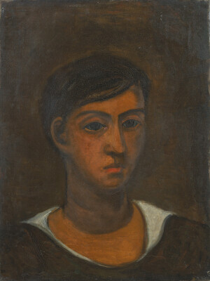 伊藤廉《自画像》大正14年（1925）　西洋画科卒業