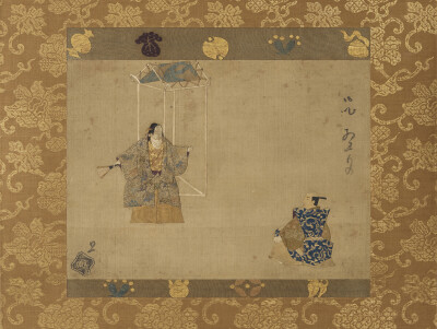 伝 東福門院《押絵「楊貴妃」》 