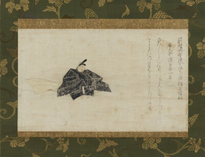 《佐竹本三十六歌仙絵切 源信明》