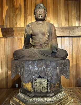 重要文化財 木造 伝釈迦如来坐像　平安時代後期　愛知・普門寺