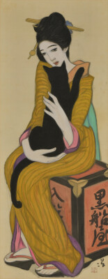 竹久夢二《黒船屋》 1919年 竹久夢二伊香保記念館