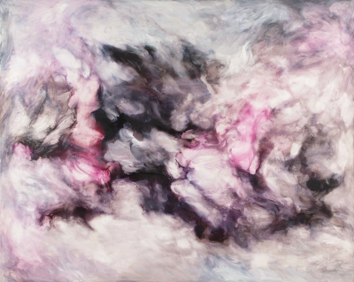 松本陽子《黒い岩 V》1991 年 個人蔵