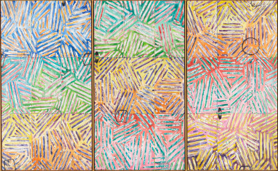 ジャスパー・ジョーンズ《薄雪》1982年、石橋財団アーティゾン美術館<br />
　© Robert Ryman / Artists Rights Society (ARS) New York
